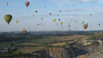Warsteiner Montgolfiade Steinbruch
